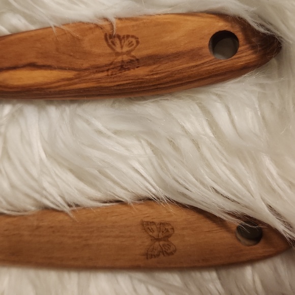 BNWT Pioneer Woman set of Olive wood turner & spoon - Picture 3 of 4
